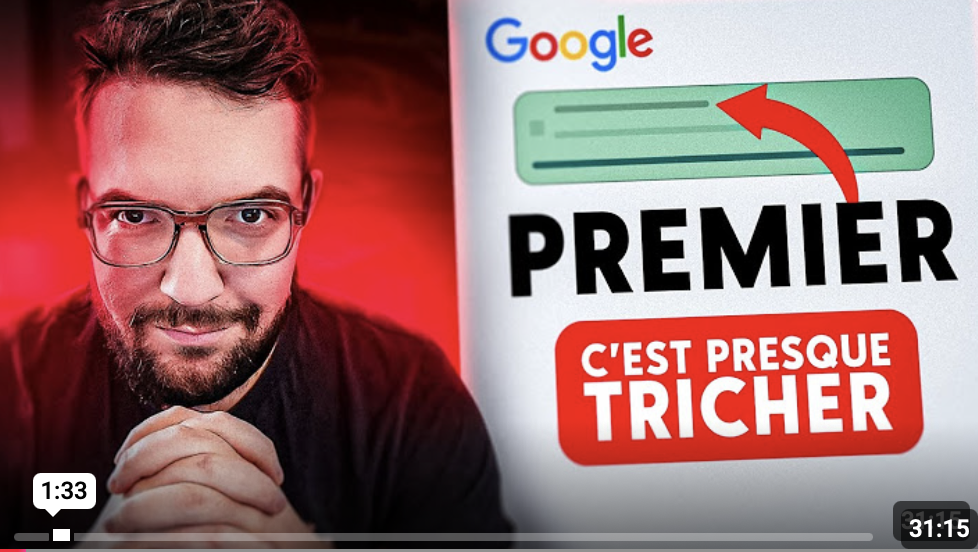 Miniature YouTube optimisée pour SEO vidéo d’entreprise